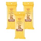 Burt's Bees for Pets Cat Naturally Derived Dander Reducing Wipes - Kitten and Cat Wipes for Grooming - Cruelty Free, Formulated without Sulfates and Parabens, Made in the USA, 50 Count - 3 Pack