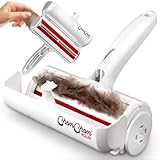 Chom Chom Roller Pet Hair Remover and Reusable Lint Roller - ChomChom Cat and Dog Hair Remover for Furniture, Couch, Carpet, Clothing and Bedding - Portable, Multi-Surface Fur Removal Tool