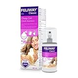 FELIWAY Spray CLASSIC Spray, 60 mL - Reassures Cats during Car Travel, Veterinary Visits & Helps Control Unwanted Behaviours like Urine Spraying, Scratching - (60 mL Spray, 1-Pack)