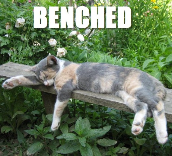 benched