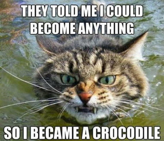 became a crocodile